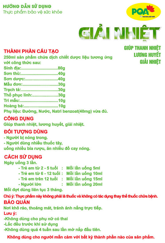 hướng dẫn sử dụng pqa giải nhiệt